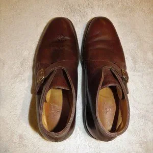 John Lobb Varese Burgundy Grained Leather Monk Chukka Boots 9E John Lobb | Shoes | John Lobb Varese Burgundy Grained  main image 3